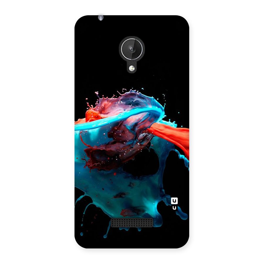 Colour War Back Case for Micromax Canvas Spark Q380