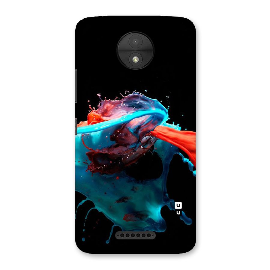 Colour War Back Case for Moto C