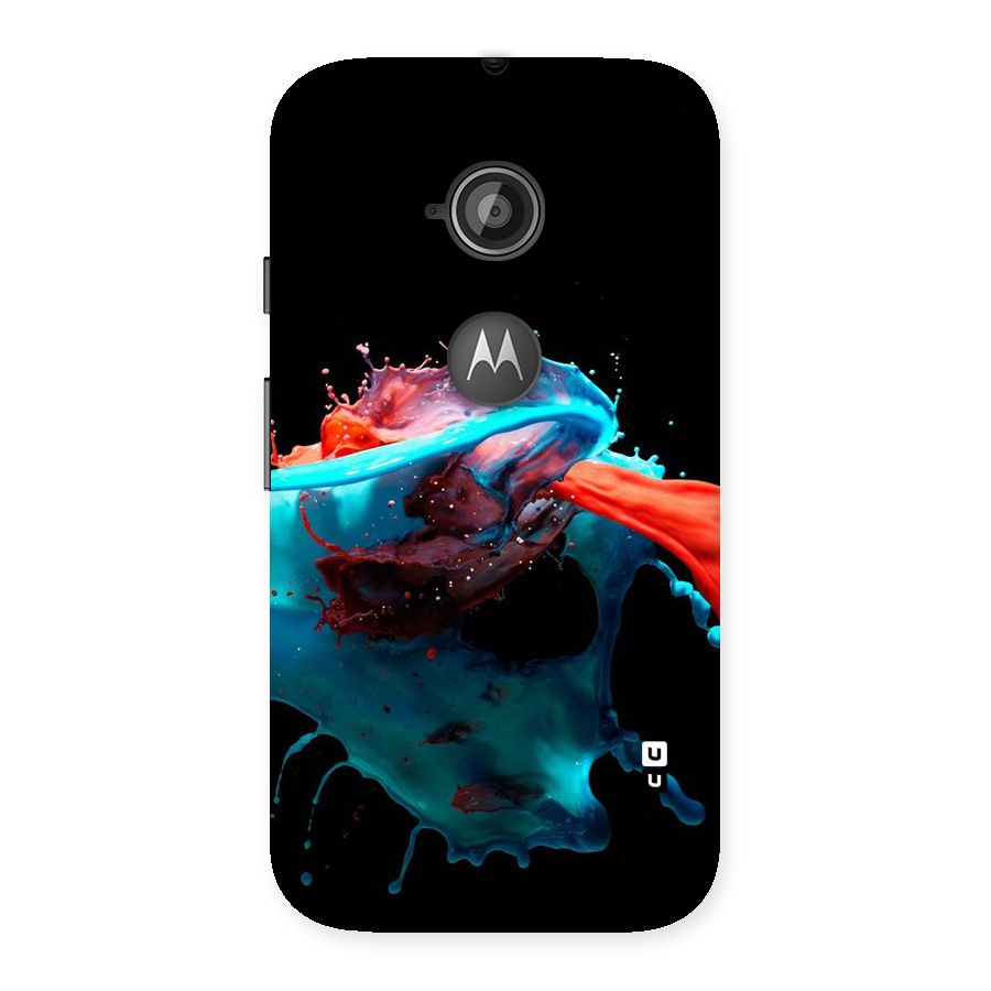 Colour War Back Case for Moto E 2nd Gen