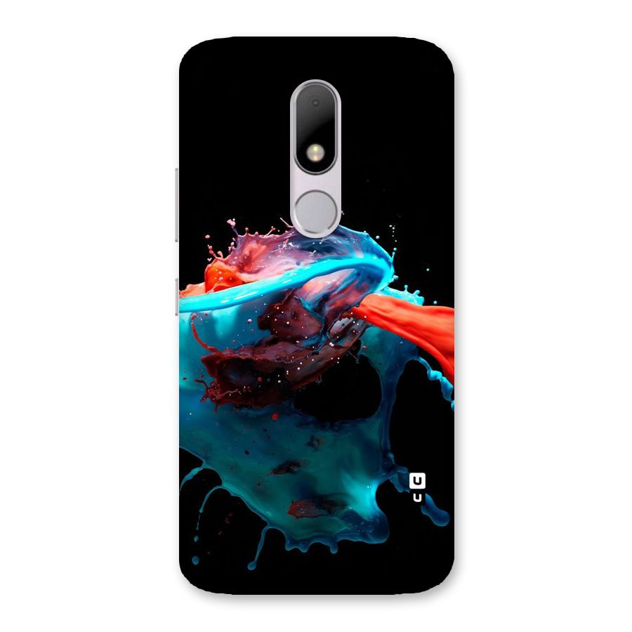 Colour War Back Case for Moto M