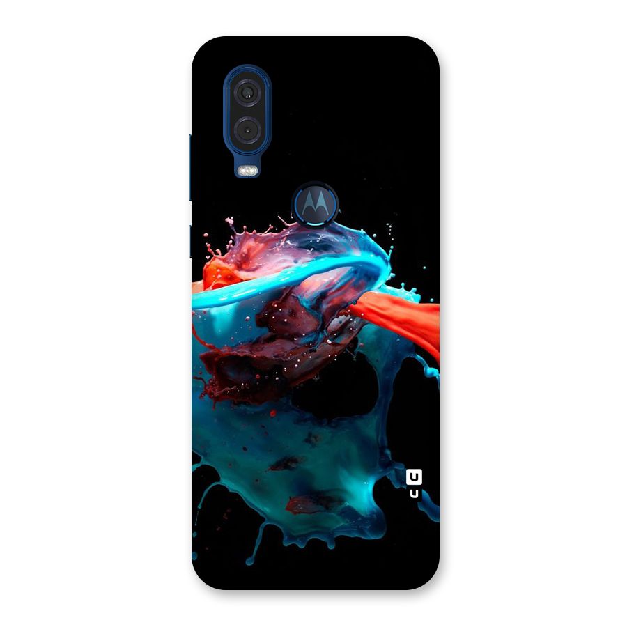 Colour War Back Case for Motorola One Vision