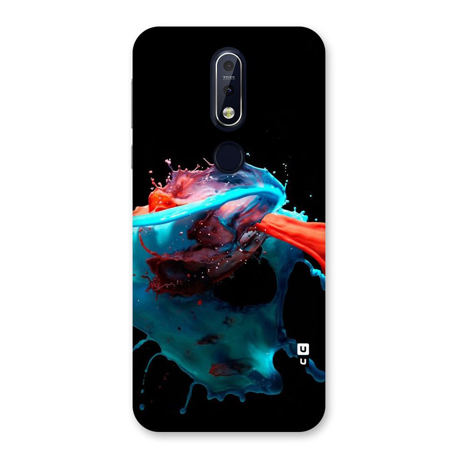 Colour War Back Case for Nokia 7.1