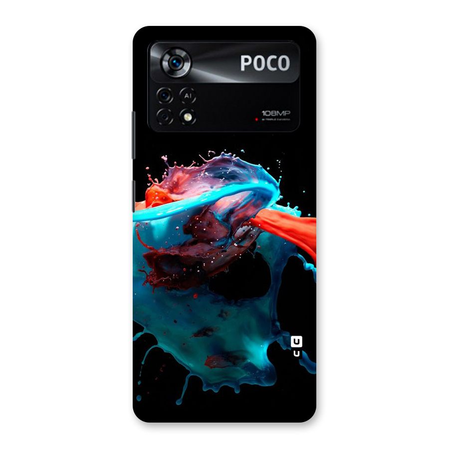 Colour War Back Case for Poco X4 Pro 5G