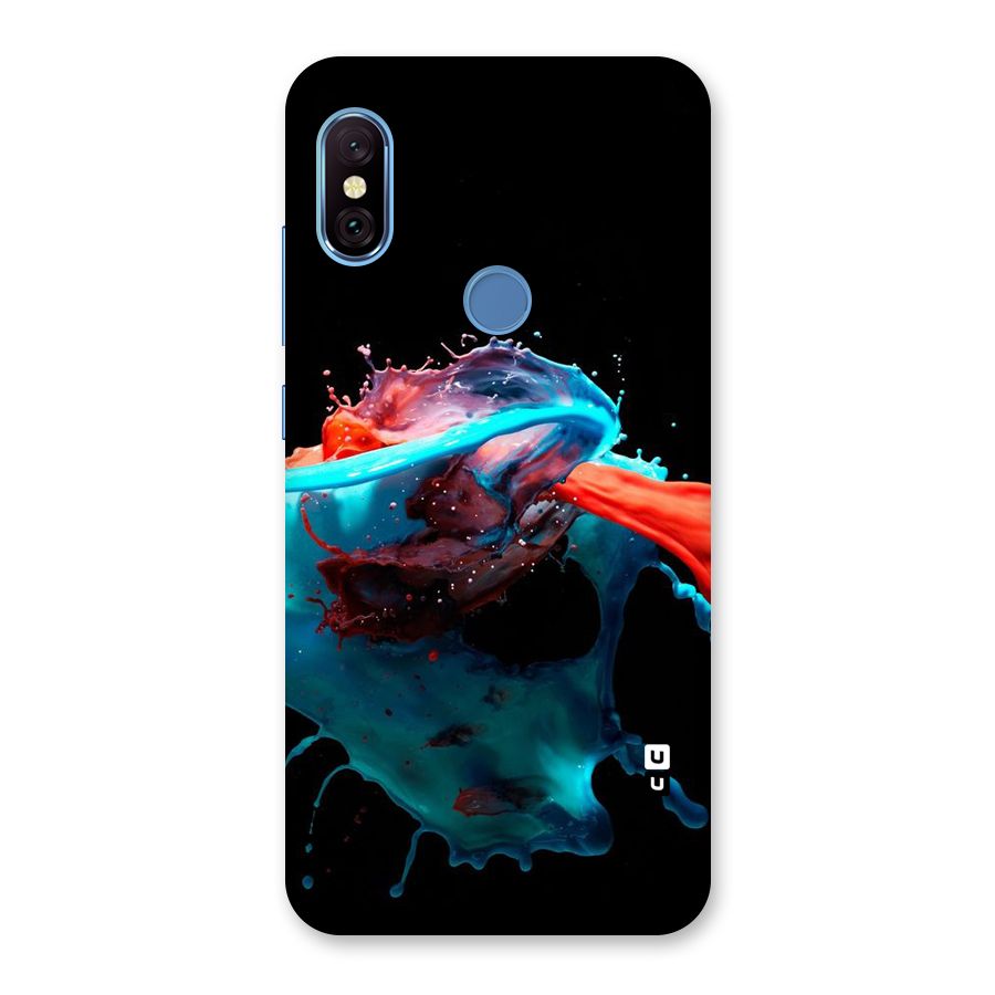 Colour War Back Case for Redmi Note 6 Pro