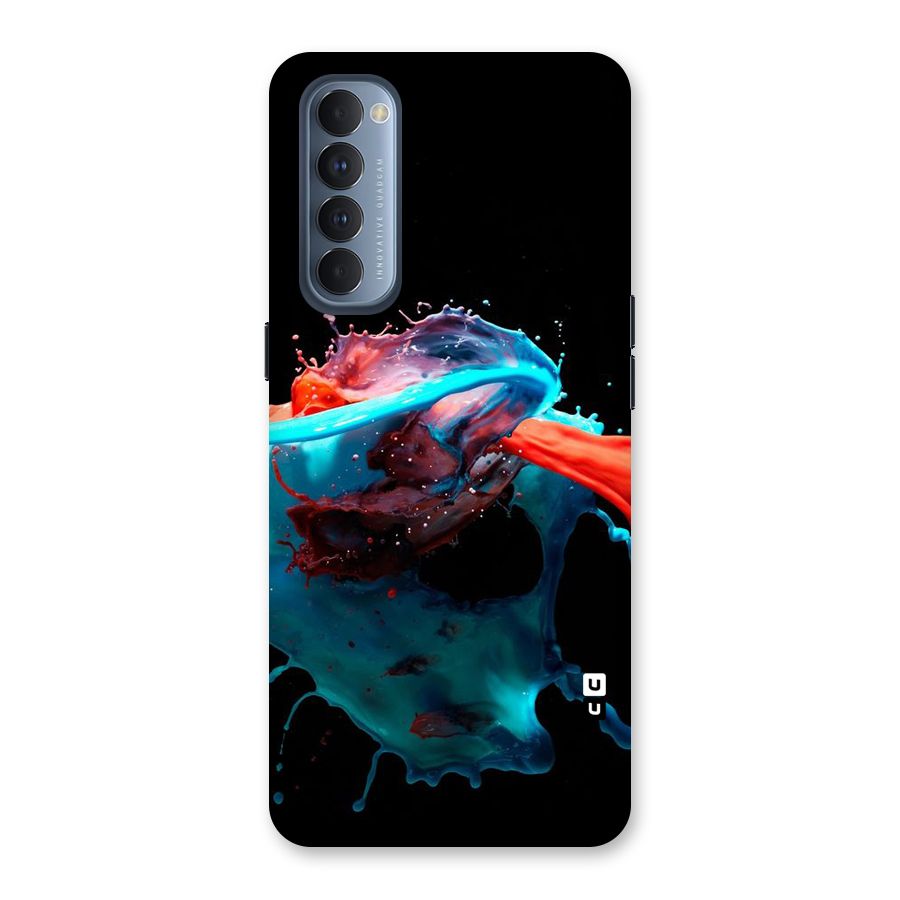 Colour War Back Case for Reno4 Pro