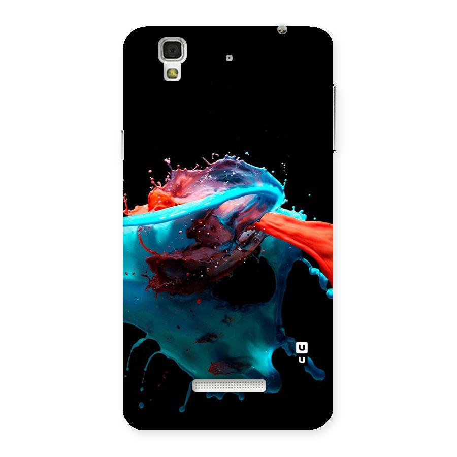 Colour War Back Case for Yu Yureka