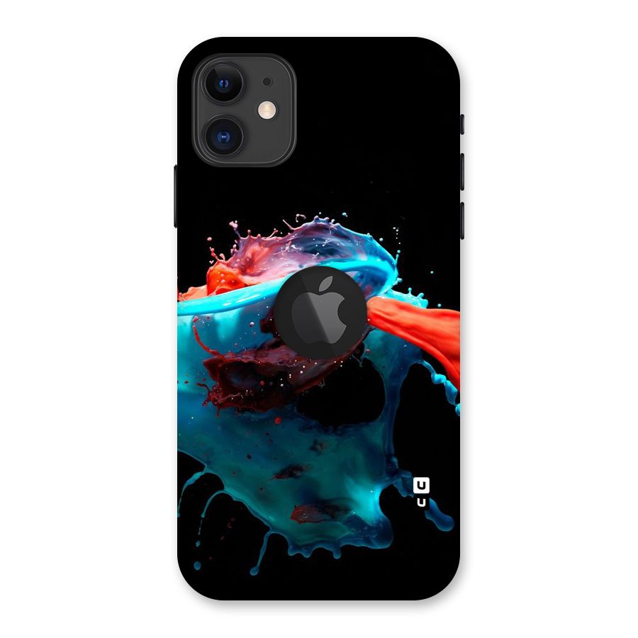 Colour War Back Case for iPhone 11 Logo Cut