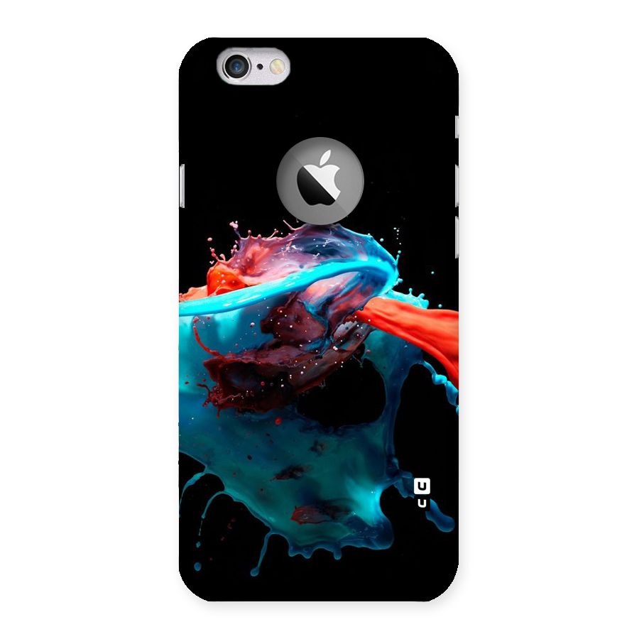 Colour War Back Case for iPhone 6 Logo Cut