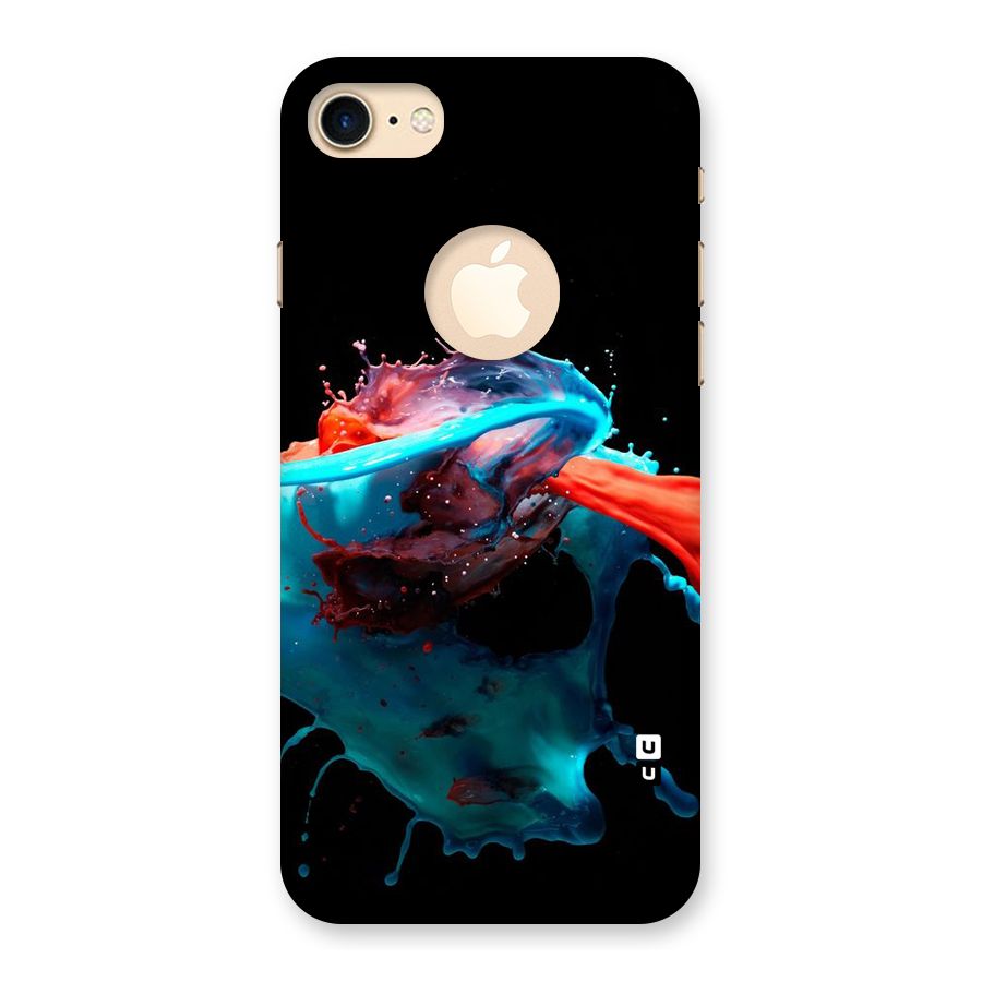 Colour War Back Case for iPhone 7 Logo Cut