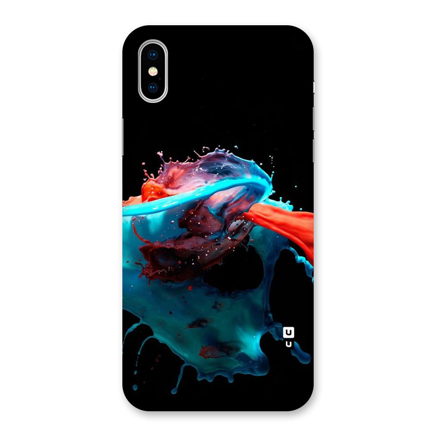 Colour War Back Case for iPhone X
