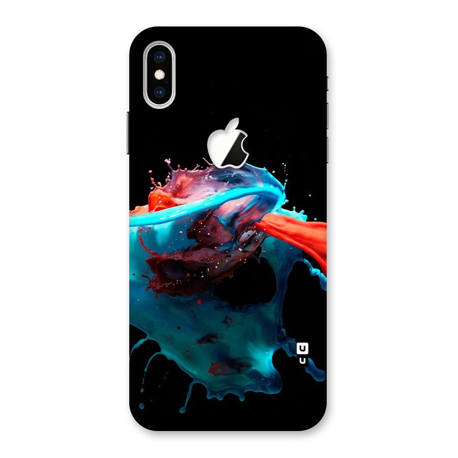 Colour War Back Case for iPhone XS Max Apple Cut