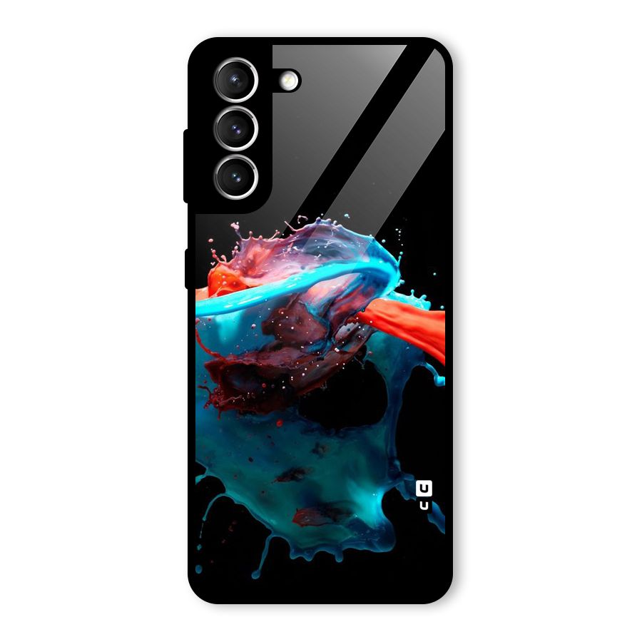 Colour War Glass Back Case for Galaxy S21 5G
