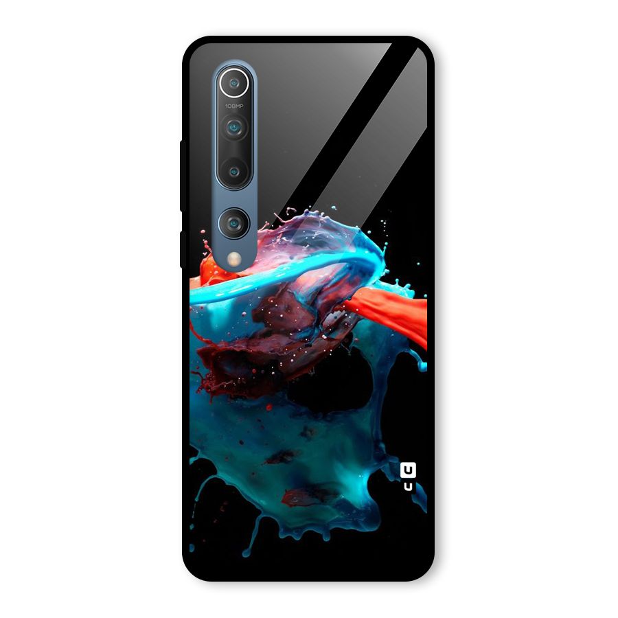 Colour War Glass Back Case for Mi 10