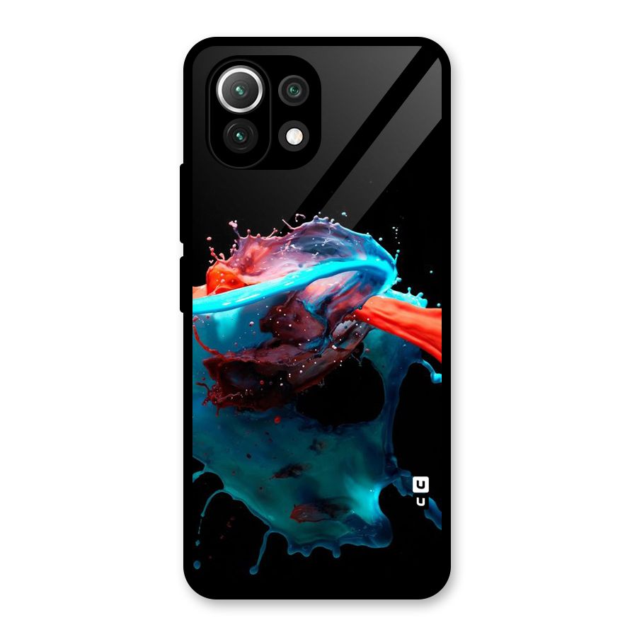 Colour War Glass Back Case for Mi 11 Lite NE 5G