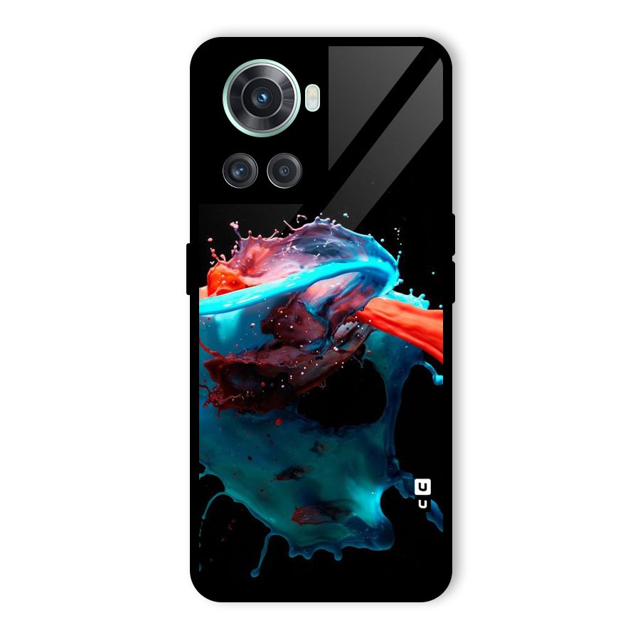 Colour War Glass Back Case for OnePlus 10R