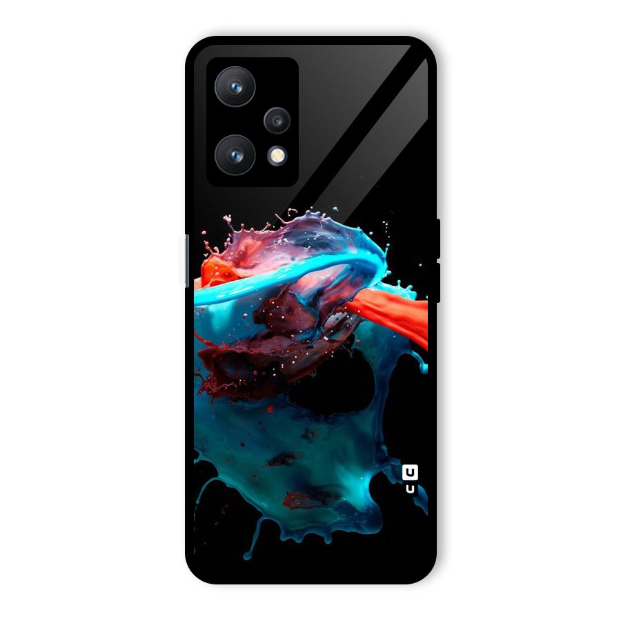 Colour War Glass Back Case for Realme 9 Pro 5G
