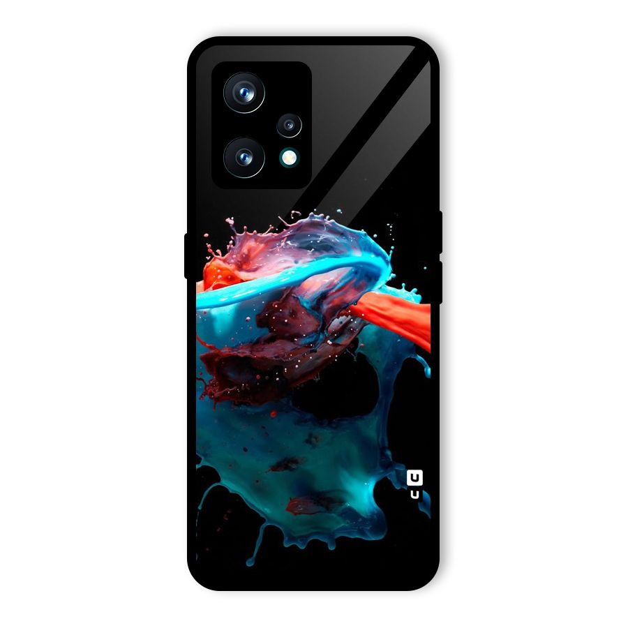 Colour War Glass Back Case for Realme 9 Pro Plus 5G