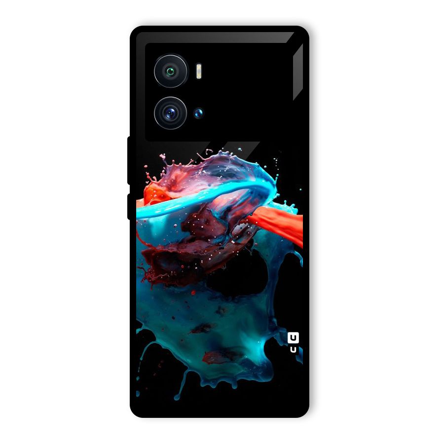 Colour War Glass Back Case for Vivo iQOO 9 Pro
