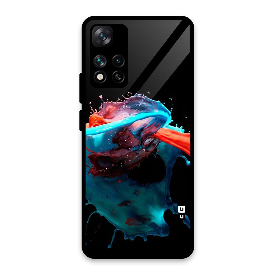 Colour War Glass Back Case for Xiaomi 11i HyperCharge 5G