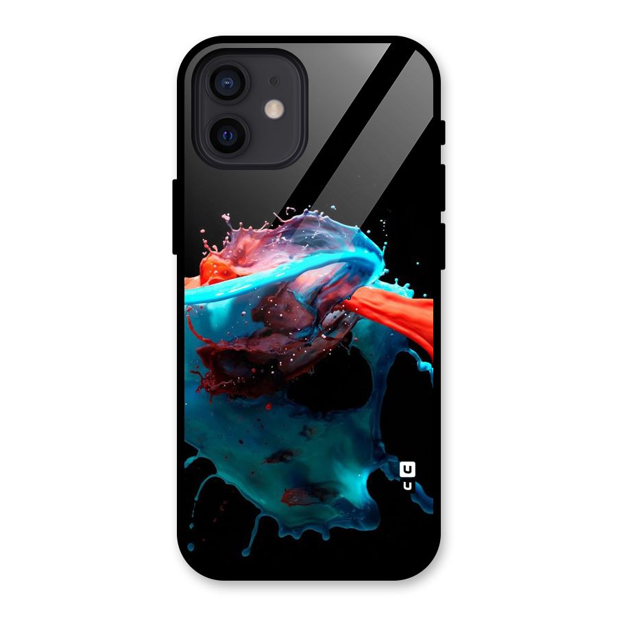 Colour War Glass Back Case for iPhone 12