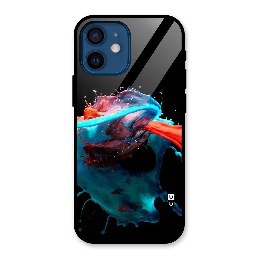 Colour War Glass Back Case for iPhone 12 Mini