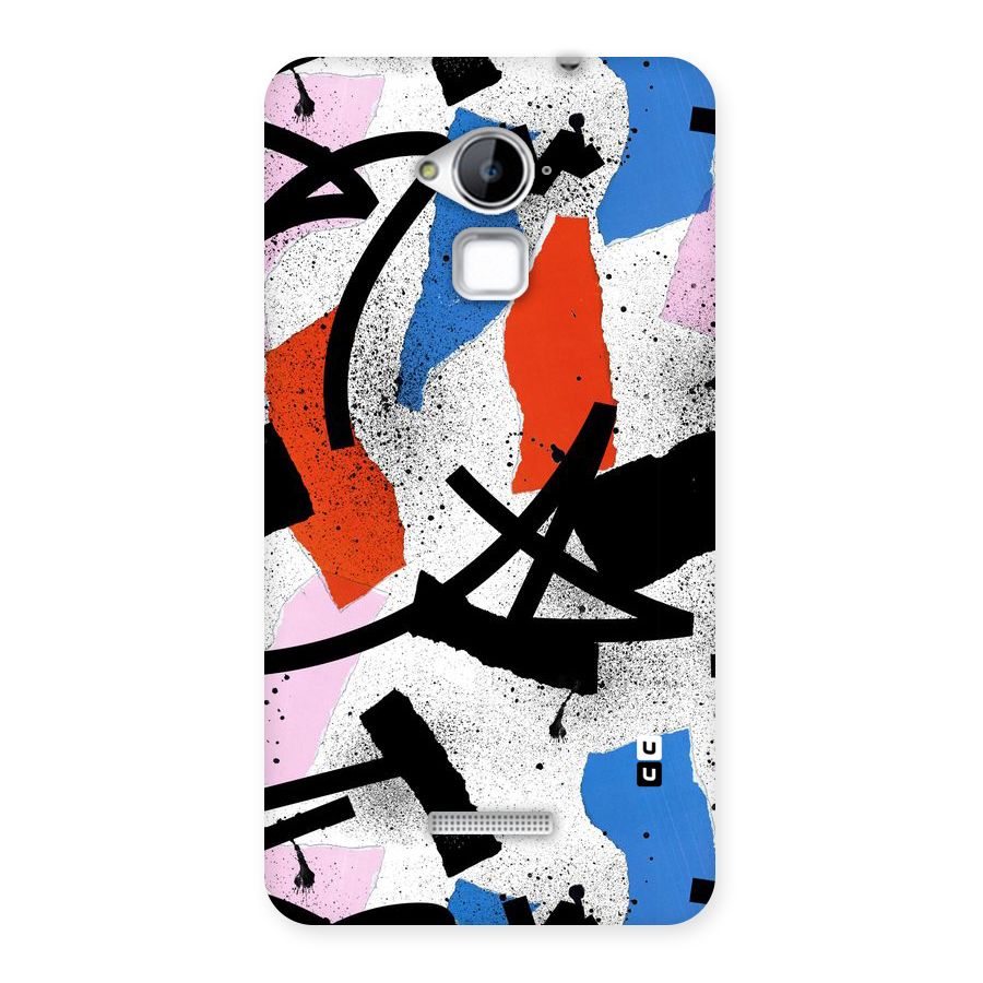 Coloured Abstract Art Back Case for Coolpad Note 3