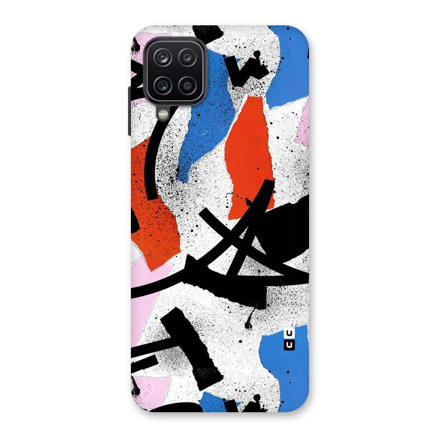 Coloured Abstract Art Back Case for Galaxy A12