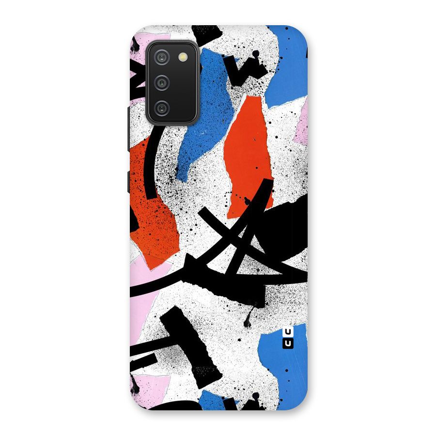 Coloured Abstract Art Back Case for Galaxy M02s