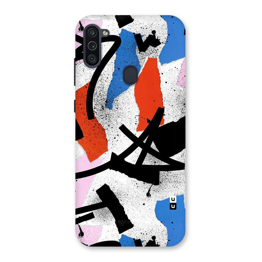 Coloured Abstract Art Back Case for Galaxy M11