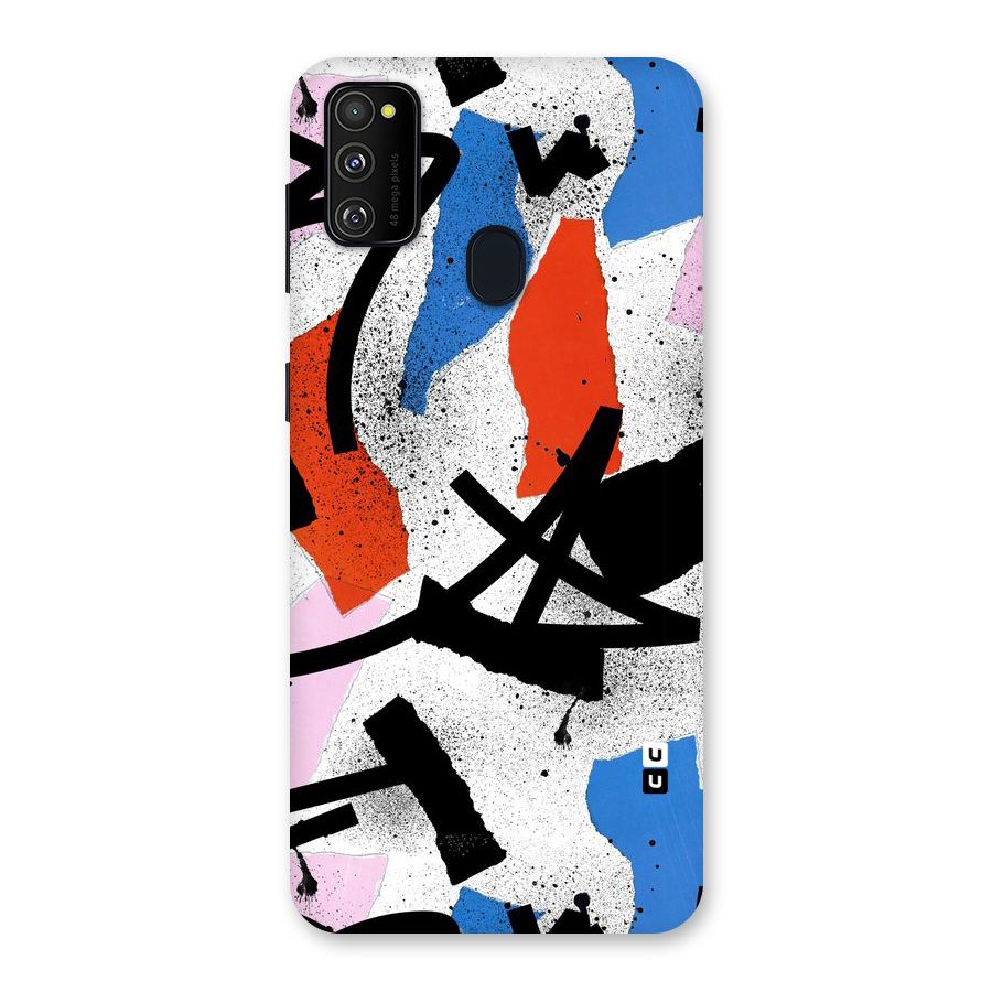 Coloured Abstract Art Back Case for Galaxy M30s