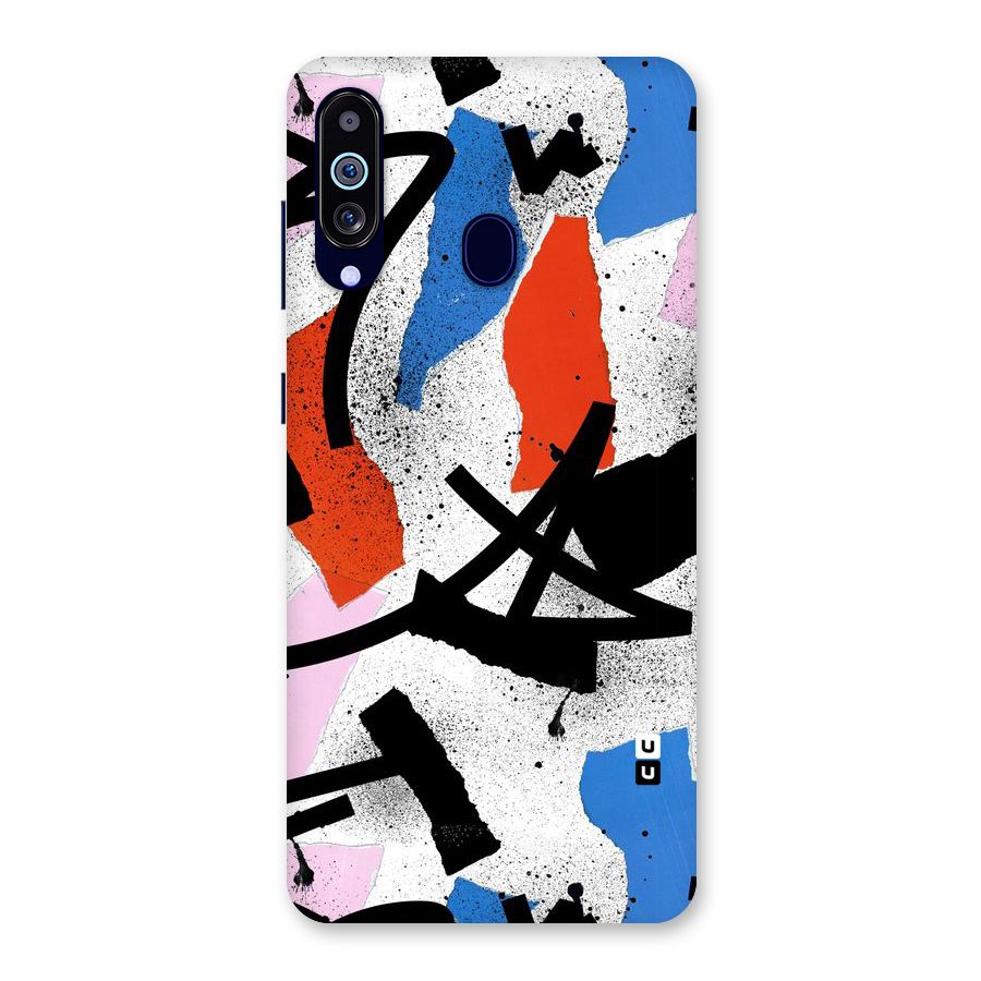 Coloured Abstract Art Back Case for Galaxy M40
