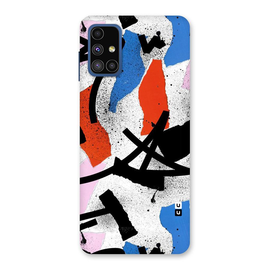 Coloured Abstract Art Back Case for Galaxy M51