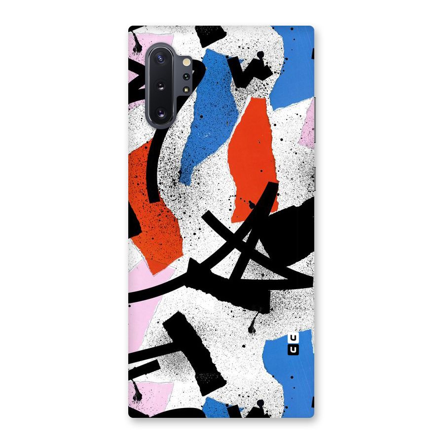 Coloured Abstract Art Back Case for Galaxy Note 10 Plus