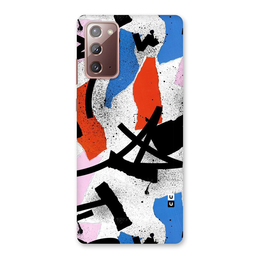Coloured Abstract Art Back Case for Galaxy Note 20
