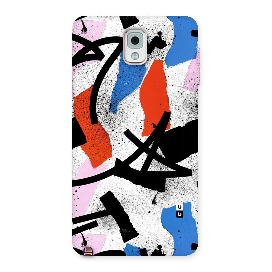 Coloured Abstract Art Back Case for Galaxy Note 3