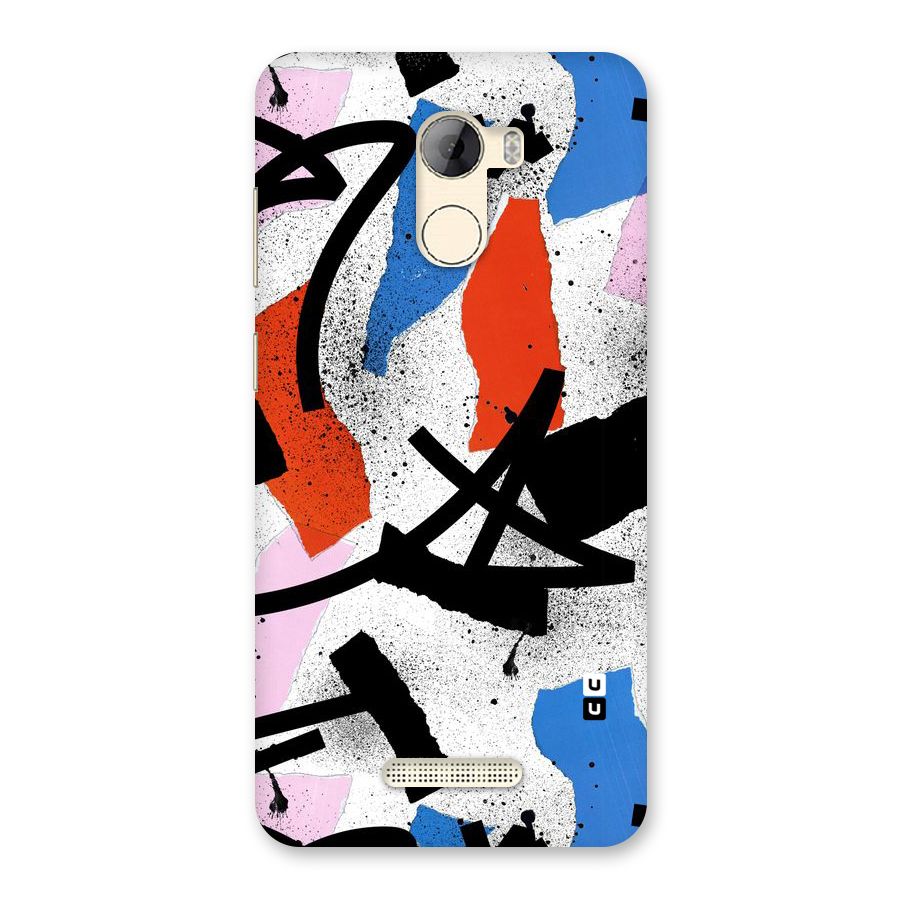Coloured Abstract Art Back Case for Gionee A1 LIte