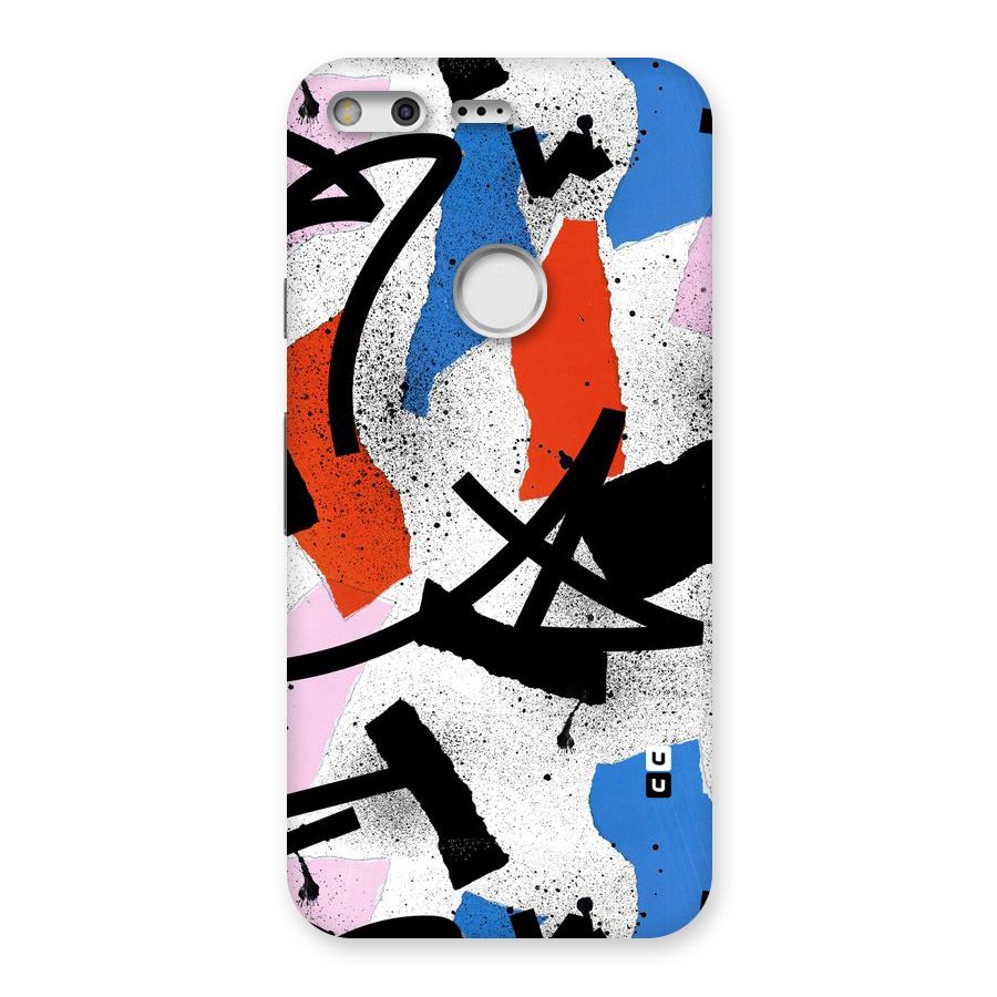 Coloured Abstract Art Back Case for Google Pixel