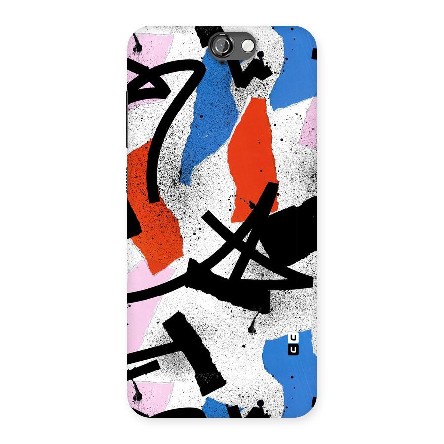 Coloured Abstract Art Back Case for HTC One A9