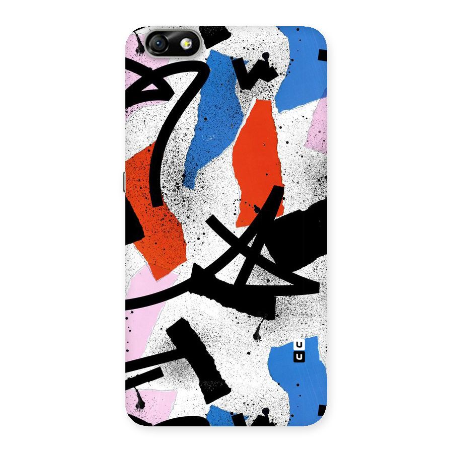 Coloured Abstract Art Back Case for Honor 4X