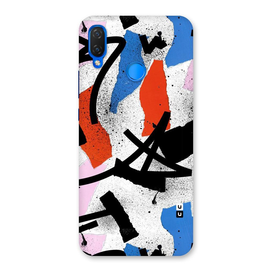 Coloured Abstract Art Back Case for Huawei P Smart+