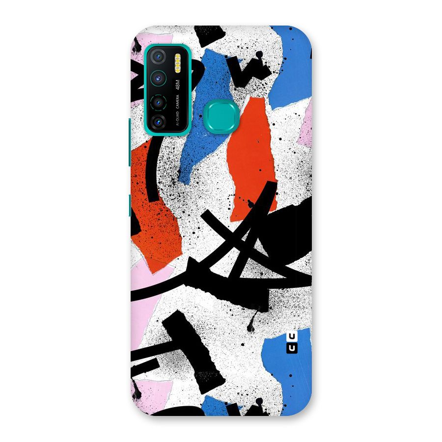 Coloured Abstract Art Back Case for Infinix Hot 9 Pro