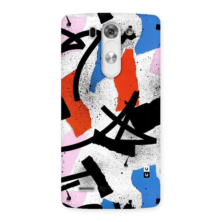 Coloured Abstract Art Back Case for LG G3 Beat