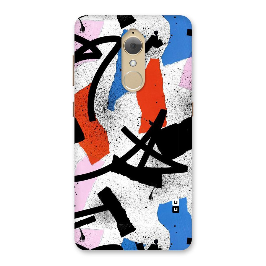 Coloured Abstract Art Back Case for Lenovo K8