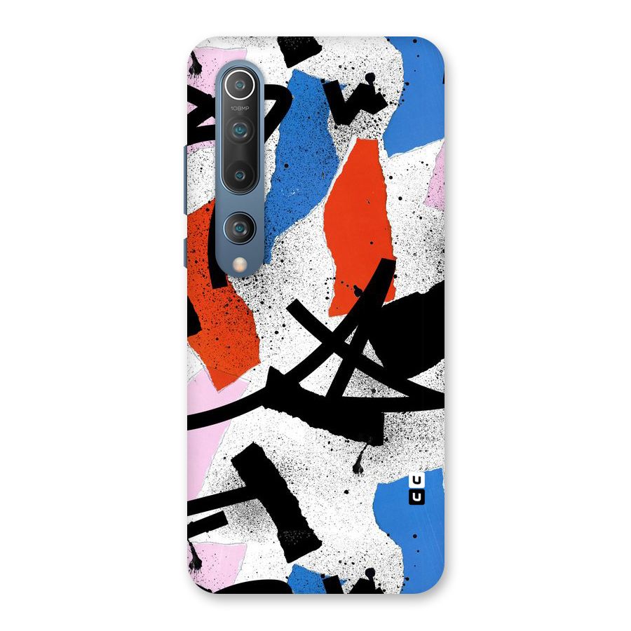 Coloured Abstract Art Back Case for Mi 10