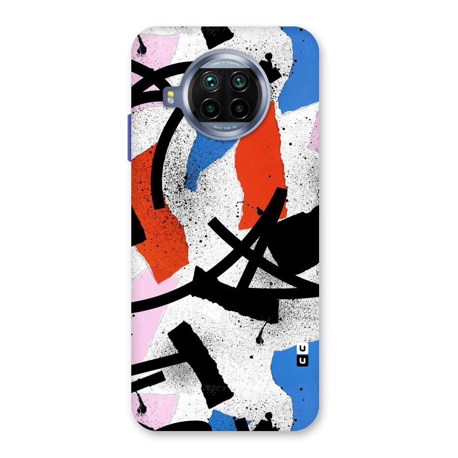 Coloured Abstract Art Back Case for Mi 10i