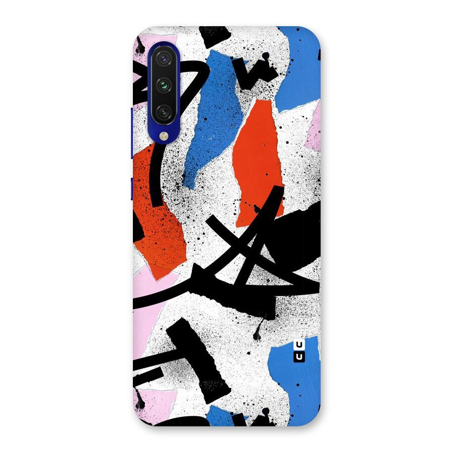 Coloured Abstract Art Back Case for Mi A3