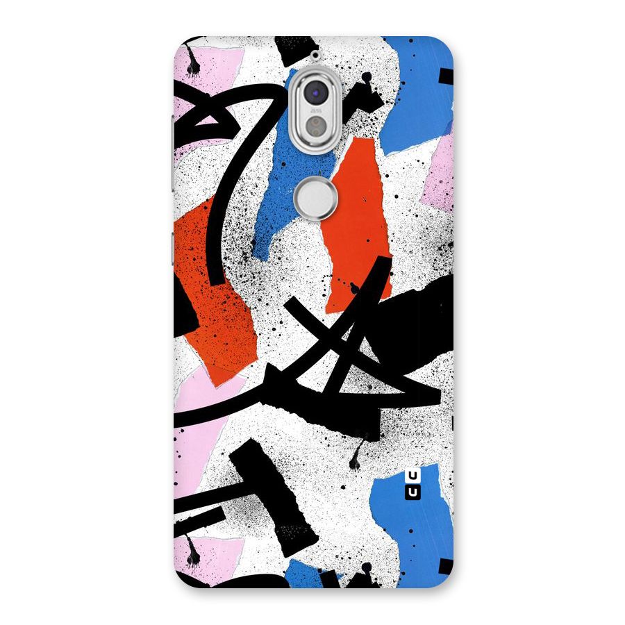 Coloured Abstract Art Back Case for Nokia 7
