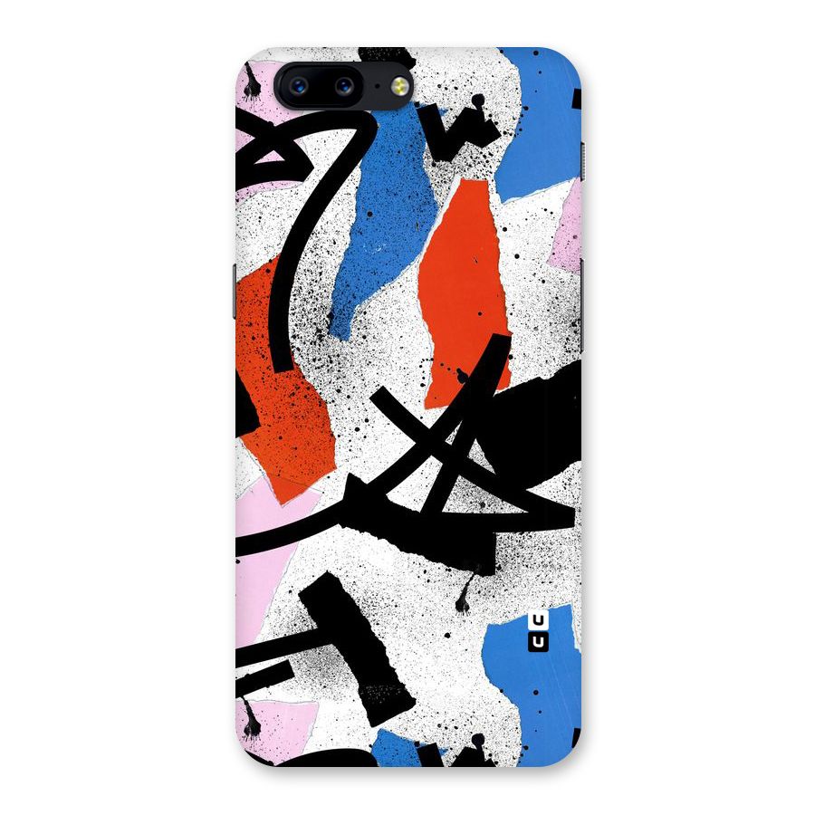 Coloured Abstract Art Back Case for OnePlus 5