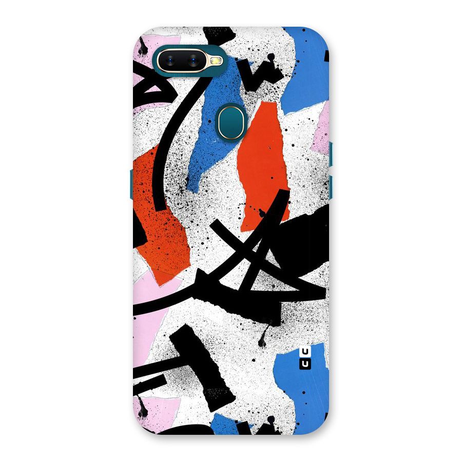 Coloured Abstract Art Back Case for Oppo A11k