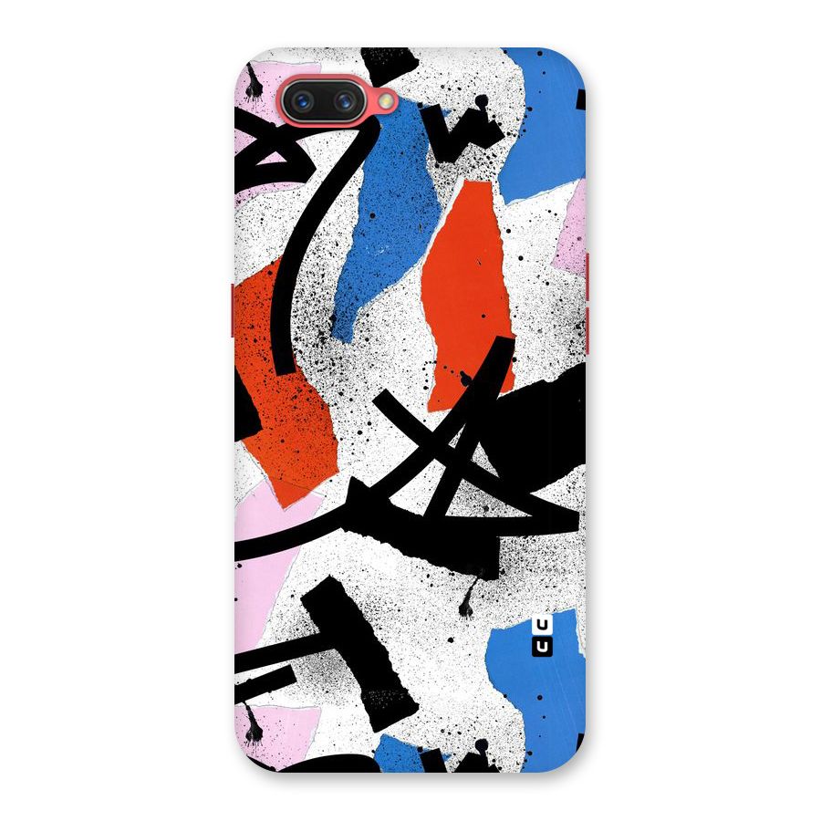 Coloured Abstract Art Back Case for Oppo A3s